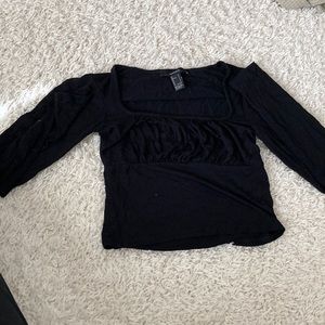 Woman’s Long Sleeve Crop Top